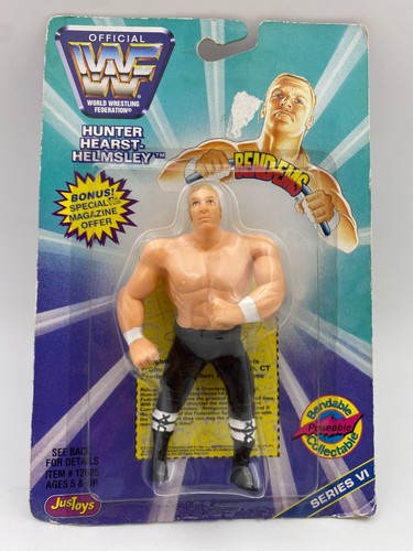 WWF 1997 Just Toys Bend-Ems Triple H - Hunter Hear...
