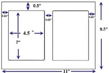 1000 Round Corner Shipping Labels for Laser Printers, 2 Per Sheet 8.5 x 11 eBay