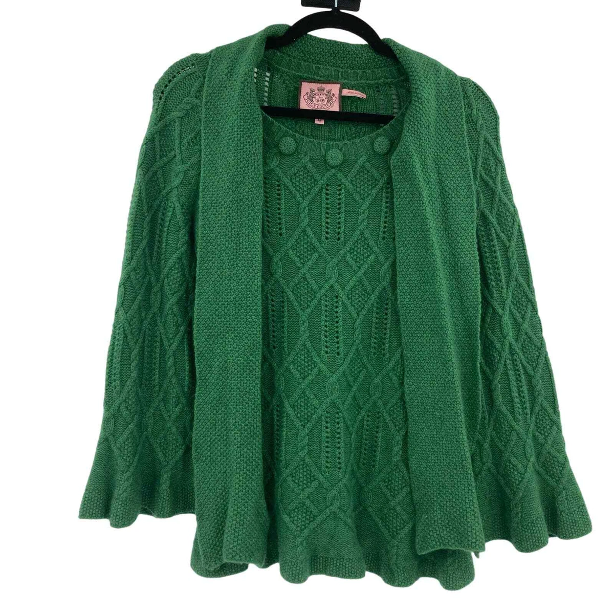 Kelly green cable knit cheap sweater