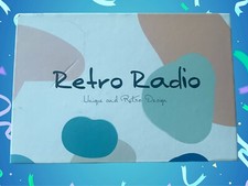 FM/AM Radio with Speaker, Bluetooth Vintage Retro