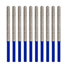 10pcs 7.2x74mm Diamond Mortar Raking Bit Hand Drill Brick Stone Round Shank