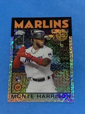 2021 Topps Series 1 Monte Harrison Rookie 1986 Mogo Refractor #86BC-52 MIA RC (F