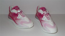 890 VALENTINO GARAVANI WADE RUNNER WHITE AND PINK LEATHER SNEAKERS SIZE 36
