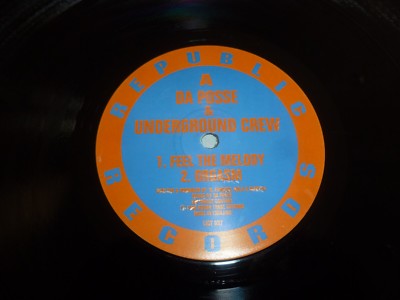 DA POSSE & UNDERGROUND CREW - Feel the melody - 1990 UK -track 12'' vinyl Single