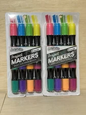 Lot Of 2-ArtSkills Bright Markers 4 Pack Each-(16Colors) Washable