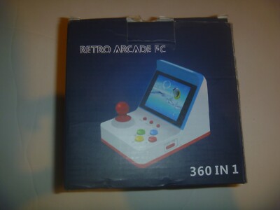 Retro Arcade FC 360 Games In 1 + 2 Controllers New Open Box Mini Arcade