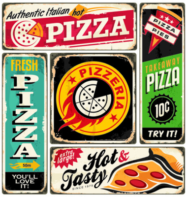 Pizza Metall Schilder, Retro Cafe Plakate, Fast Food, Bar