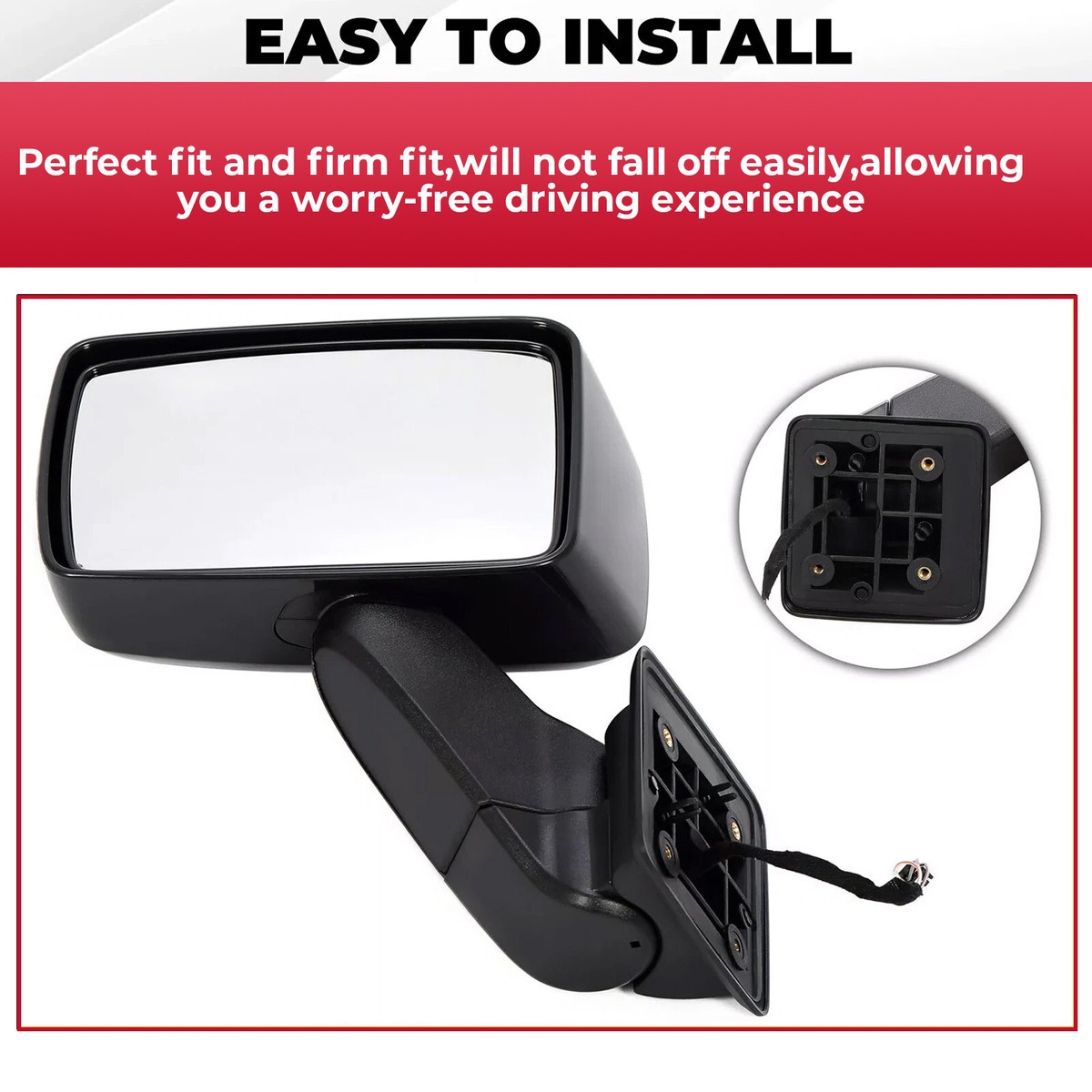 Hummer H3 Passenger Side Mirror General Motors OEM 15884837 Hummer H3 Passenger Side Mirror General Motors OEM 15884837