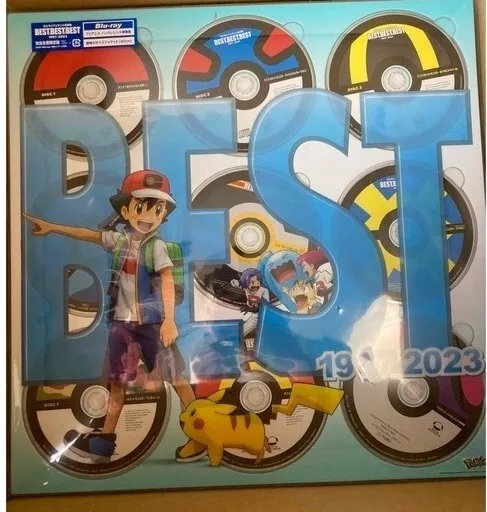 Pokemon TV Anime Song BEST OF BEST OF BEST 1997-2023 Limited 8CD + Blu-ray  25th