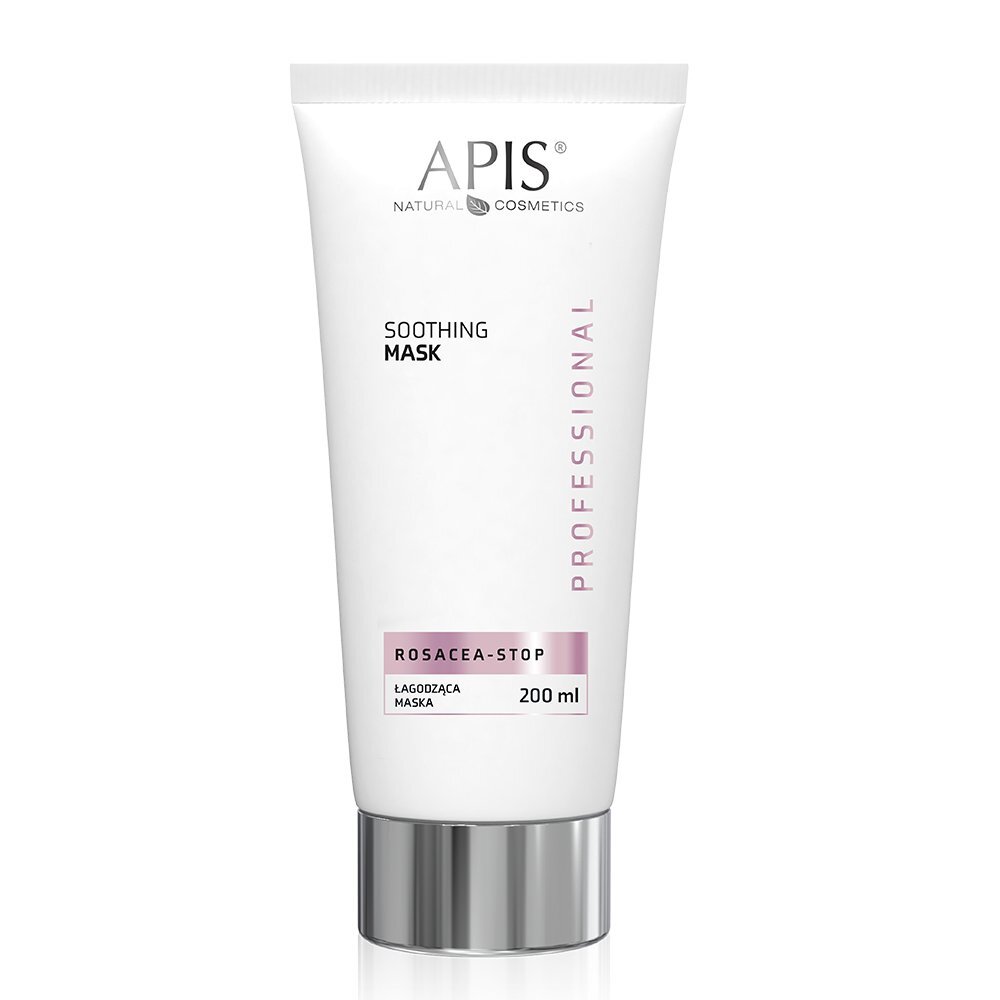 Apis Rosacea-Stop Calming Mask Sensitive Irritated Skin 200ml Agascalm Chaga - Image 3