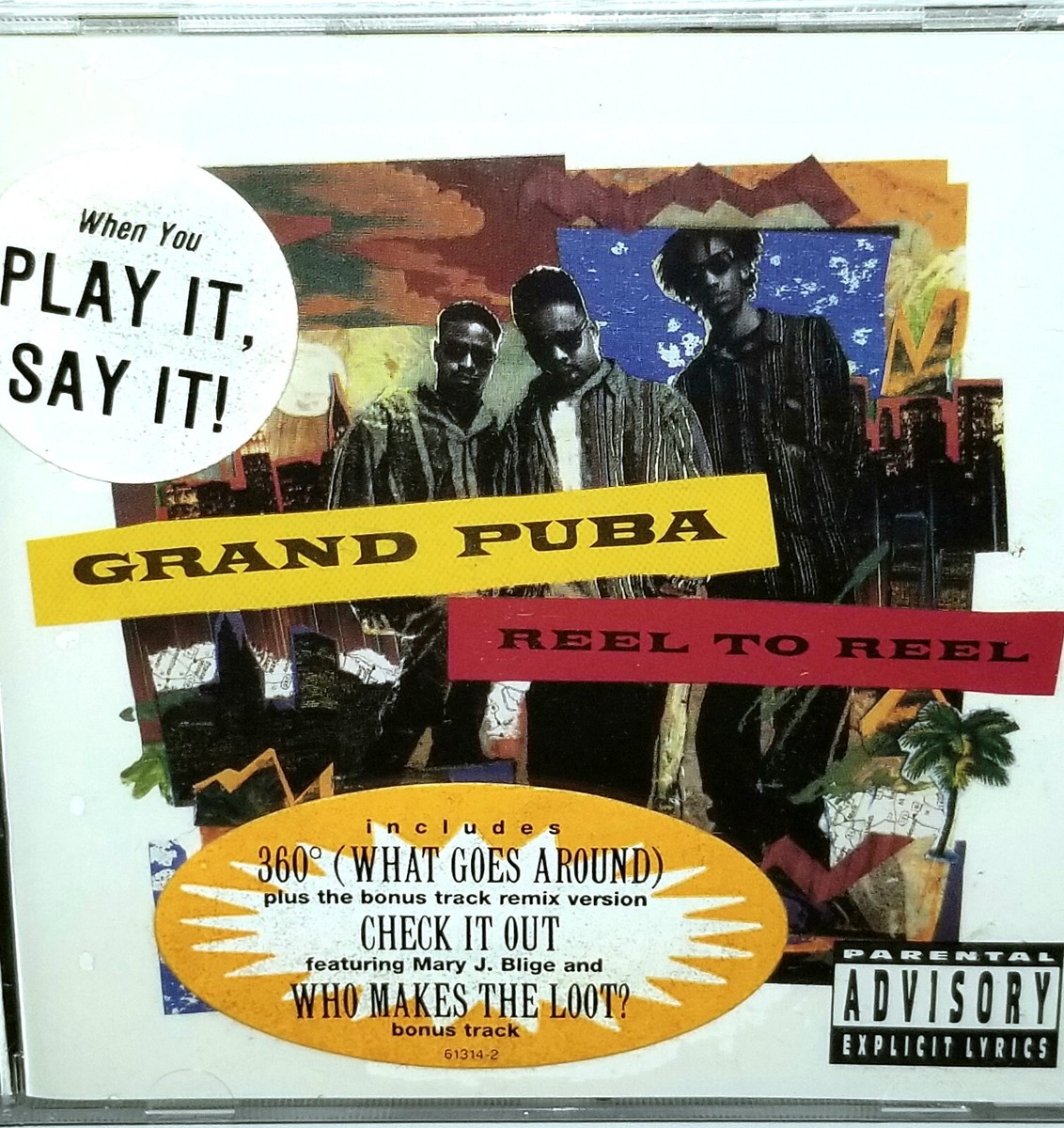 GRAND PUBA SEALED 1992 CD REEL TO REEL RAP MARY J BLIGE