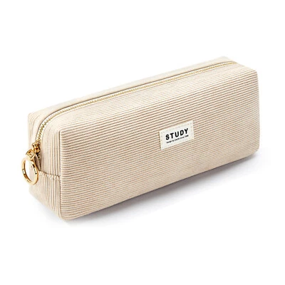 KALIDI Mäppchen Cord-Stoff Federmäppchen Mädchen Teenager Federtasche Stiftetasche