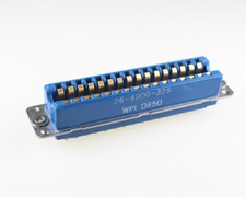 26-4200-32S 32 Pin Contact Rack Panel Blue Ribbon Connector Receptacle WirePro