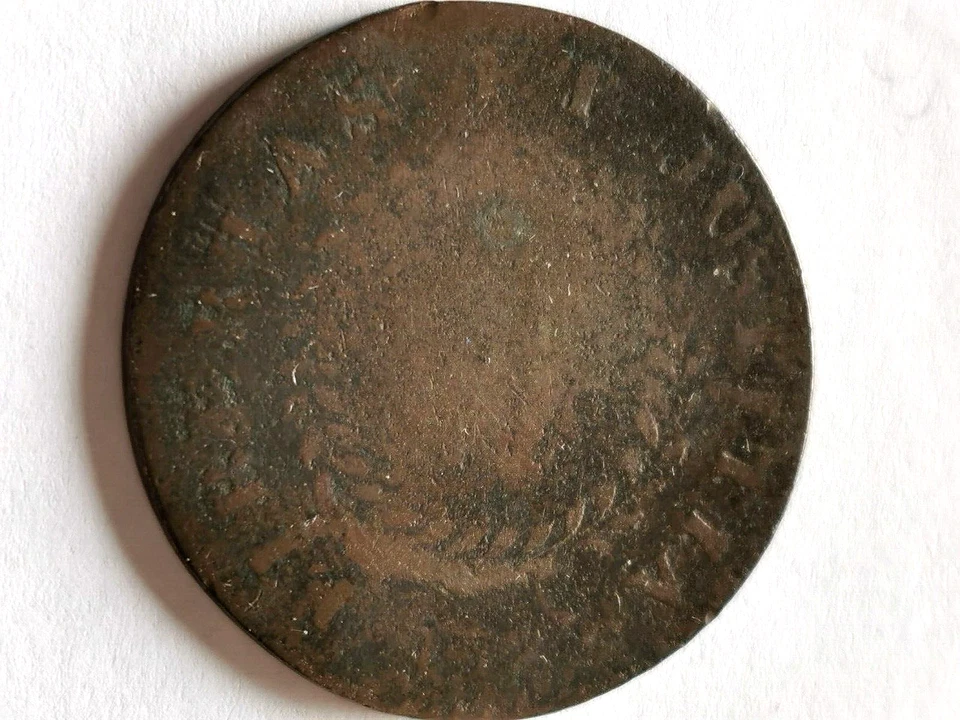 1785 US NOVA CONSTELLATIO 1/2 Penny Cooper Token Blunt Rays - Image 2 of 3