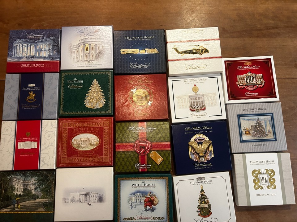 White house Christmas Ornaments Lot Of 19 eBay
