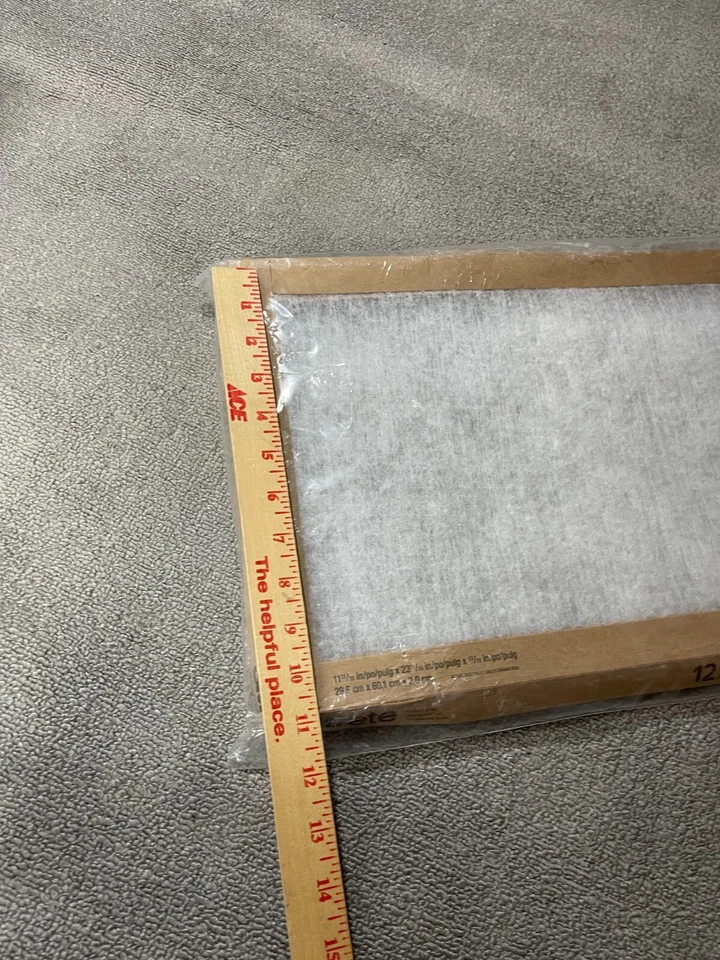 FILTRETE AIR-FILTER FURNACE REPLACEMENT PAD DUST filter Size 24x12x1 PACK of 2 - Image 2 of 4