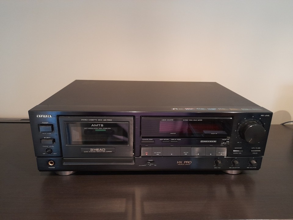 Aiwa ADF810 3 head stereo cassette deck (not working) eBay