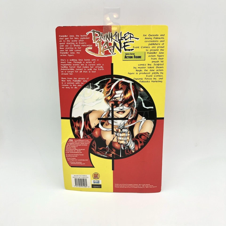 Figura de acción Dynamic Forces Event Comics Painkiller Jane 1998 edición limitada Foto 3 de 4