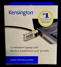Kensington Combination Cable Lock For Laptops, K64673AM Never Used