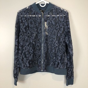 zara lace bomber jacket