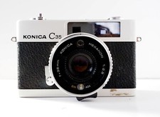 Konica C35 point and shoot Camera with Konica Hexanon 38mm F2.8 Lens