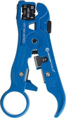 Jonard Tools UST-525 Universal Cable Stripping Tool with Cable Stop for Coax, Ne