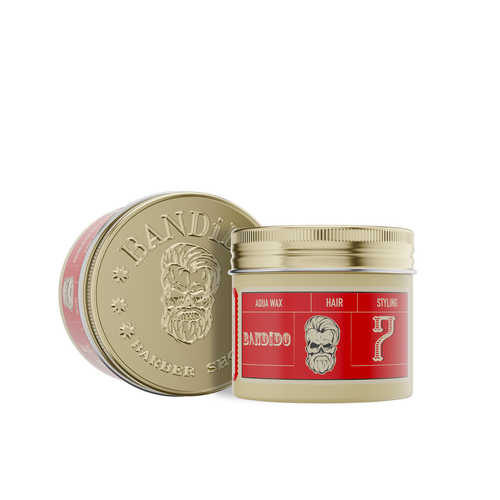 Bandido Hair Styling Aqua Wax | Medium Hold | No7 Red 125 ml (Pack Of 3) - Picture 3 of 6