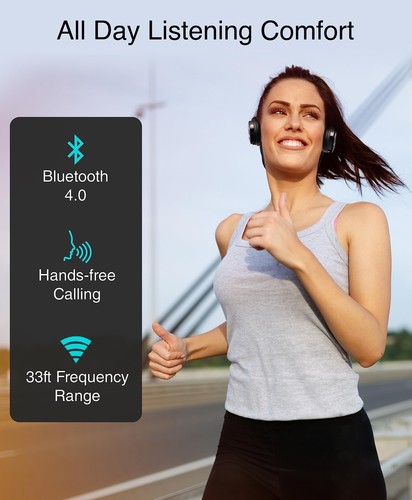 Kinivo BTH220 Bluetooth Stereo Headphone – Supports Wireless Music Streaming ... - Picture 6 of 9