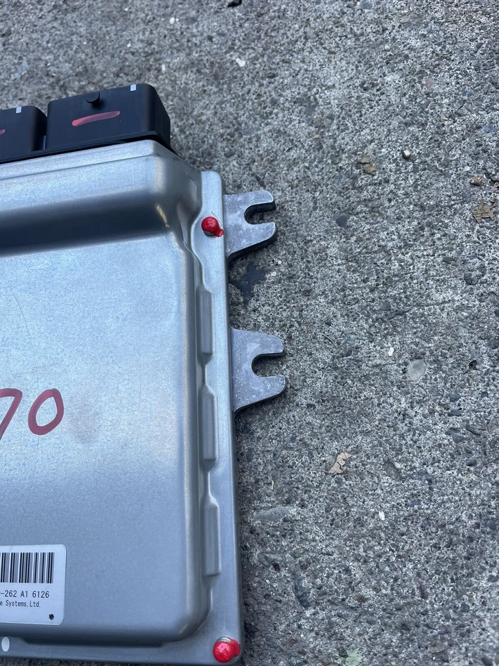 2007 NISSAN 350Z MT ECM ECU HITACHI ENGINE CONTROL MODULE PCM P/N MEC100-262 A1 - Image 3 of 4