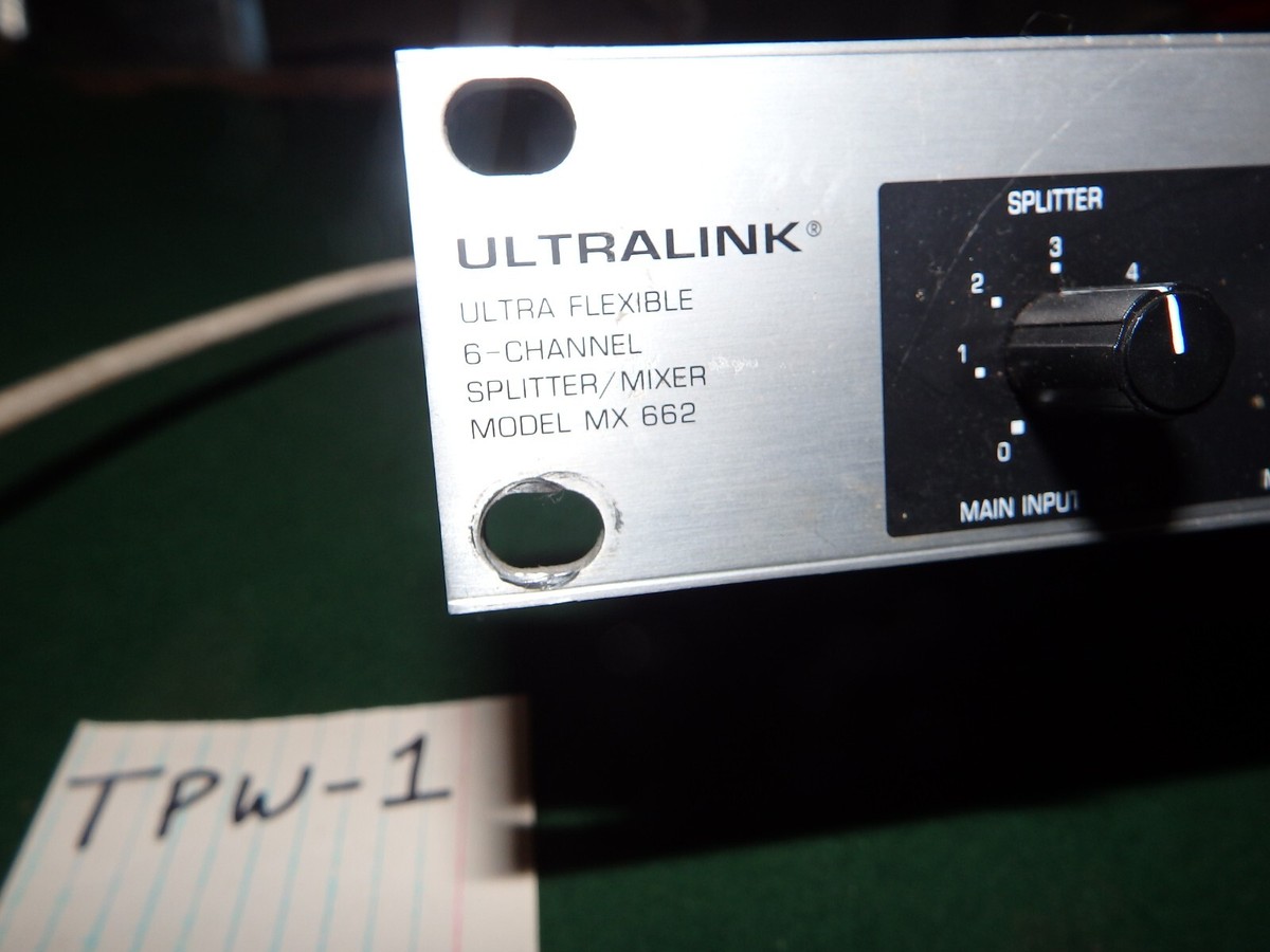 Behringer Ultralink MX662 Ultra Flexible 6-Channel Splitter/Mixer