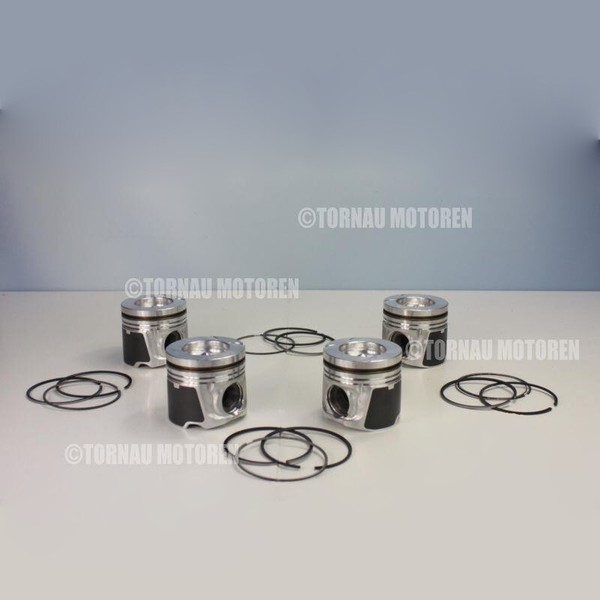 Kolben Set Mit Ringen +0,50Mm FüR Renault Opel Nissan 2.0 8200584249 Ø30Mm Bolze-image