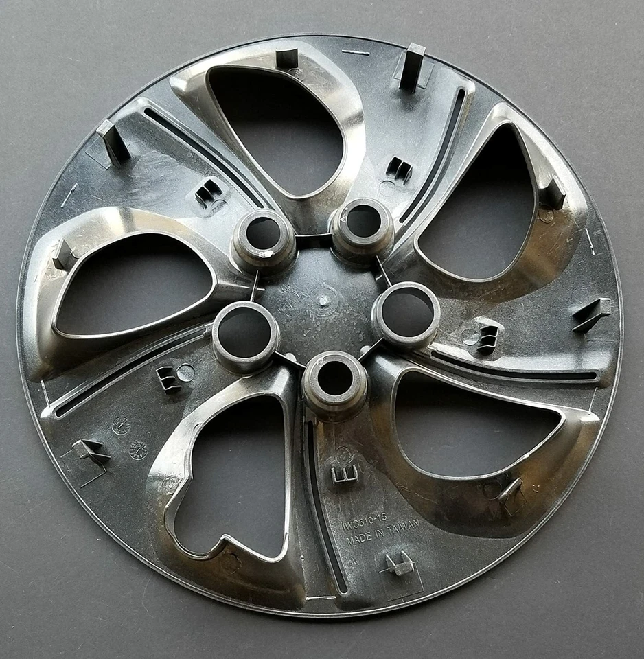 One Wheel Cover Hubcap Fits 2013-2015 Honda Civic 15" Silver Bolt On # 510-15S Foto 3 de 4