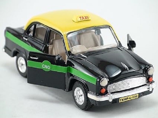 New Centy Toys For Kids Ambassador Car Indian Taxi) Multicolor