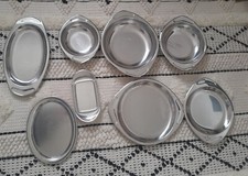 AMC Classic 18/10 Servierschalen Runde Servierplatte Tief oval tief und flach 8