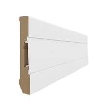 SAMPLE of Skirting MDF Trunking White 110mm x 18mm