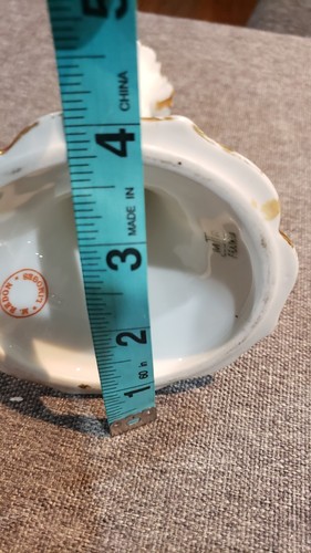 Antique HAVILAND LIMOGES SCHL CANDLESTICK RANSON GOLD TRIM - Picture 10 of 10