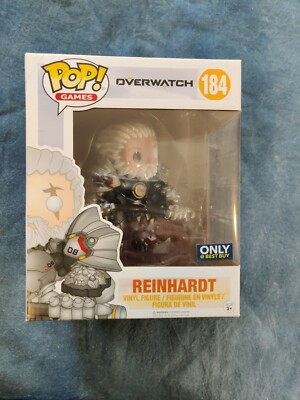 Figurine Pop Reinhardt unmasked (Overwatch) #184 pas cher | Figurine Pop