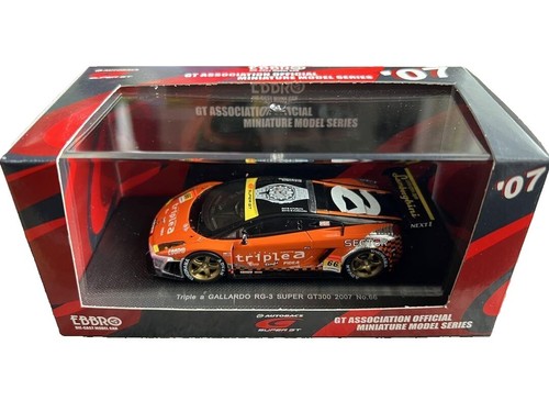Lamborghini Murcielago 1/43 AIMS 限定 激レア EBBRO 1/43 LAMBORGHINI MURCIELAGO JLOC LE MANS 2007 #53 M.Apicella