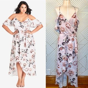 city chic pink dress