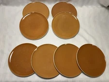 Vintage MCM Iroquois Ben Seibel Harvest Time Autumn Leaf - 8" Salad Plates