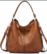 Realer Hobo Purse/ Bag For Women Faux Leather Large