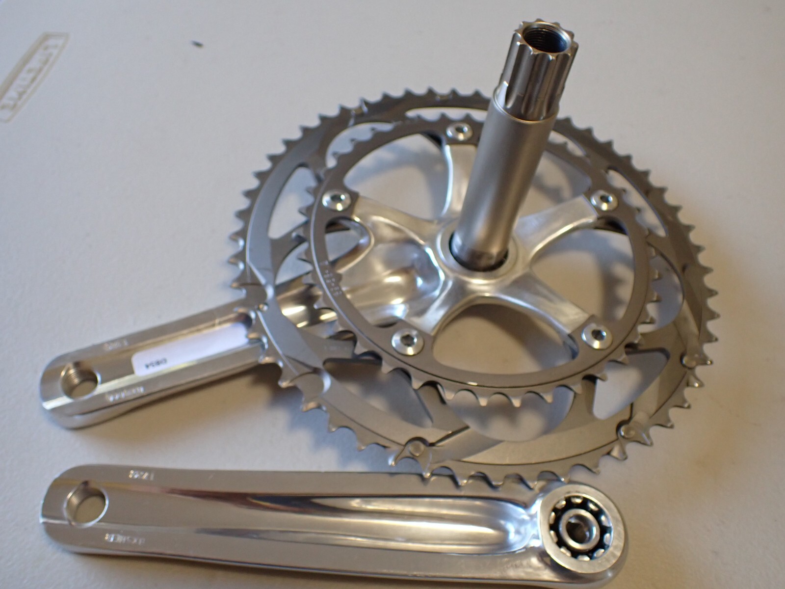 Crankset Bontrager Giga X Pipe Race Lite 53 39 53T 39T 172.5mm 10 speed DB54