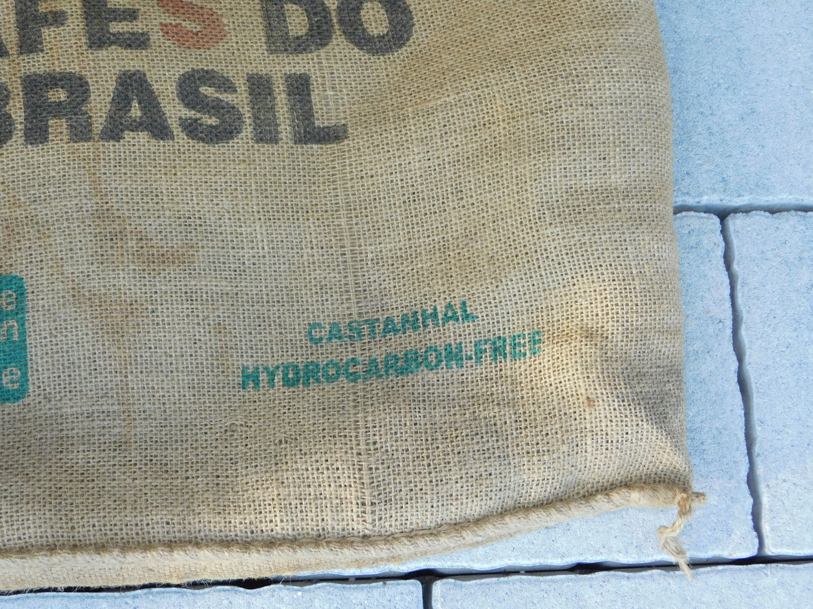 brésil SAC de CAFE do BRASIL en TOILE de JUTE bag Jutestoff BRAZIL