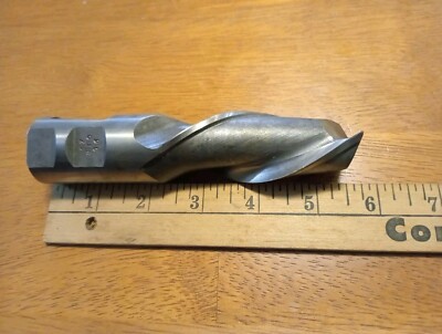 1-1/4'' 2 Flute, L.H. Square End Mill, 5.5'' Overall Length, 3'' Cutting Depth