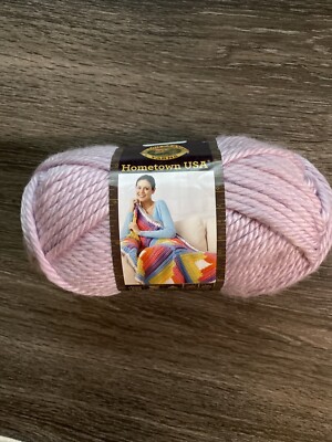 LION BRAND YARN, HOMETOWN USA,  IRIS JOLIET, SUPER BULKY #6