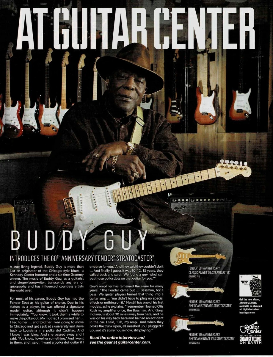 GUITAR CENTER BUDDY GUY 60TH ANNIVERSARY FENDER STRAT 2014