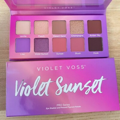 Violet Voss Violet Sunset Eye Shadow Palette 10 Shades $36 Full Size NIB