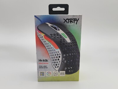 XTRFY M4 RGB Street Edition Ultralight Gaming Mouse Wired PC RGB Mouse