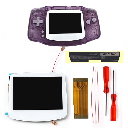 Lente blanca prelaminada V5 720x480 IPS LCD retroiluminada + estuche precortado para GBA - Imagen 27 de 45