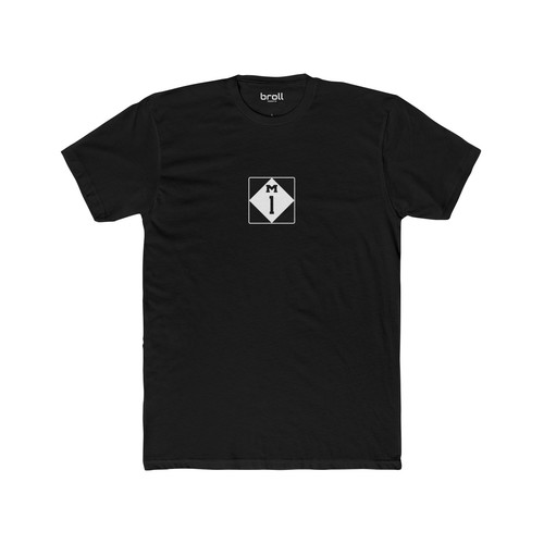 M-1 Woodward Avenue Street Sign unisexe coton T-shirt équipage